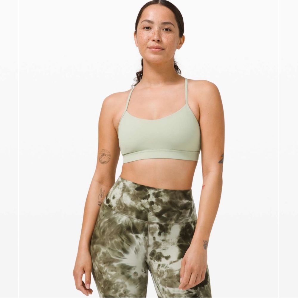 lululemon athletica Light Green Sports Bra